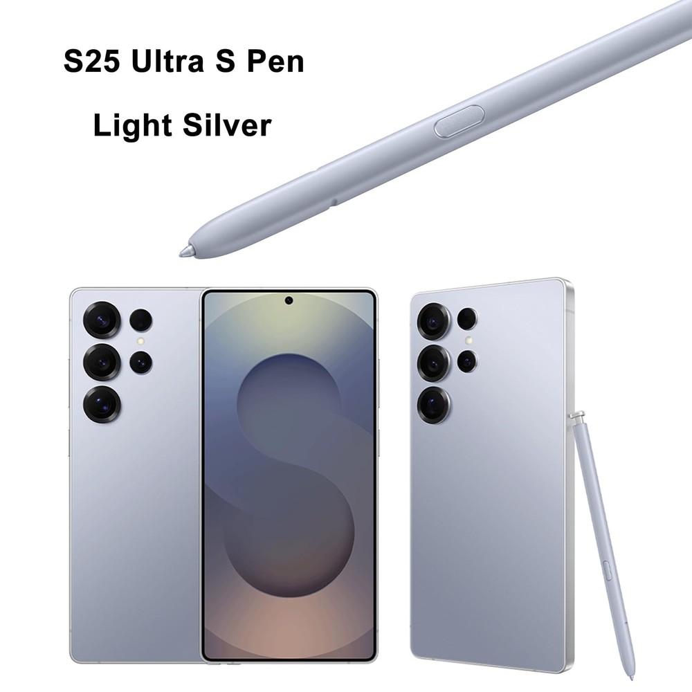 Galaxy S25 Ultra S Pen Replacement for Samsung Light Silver