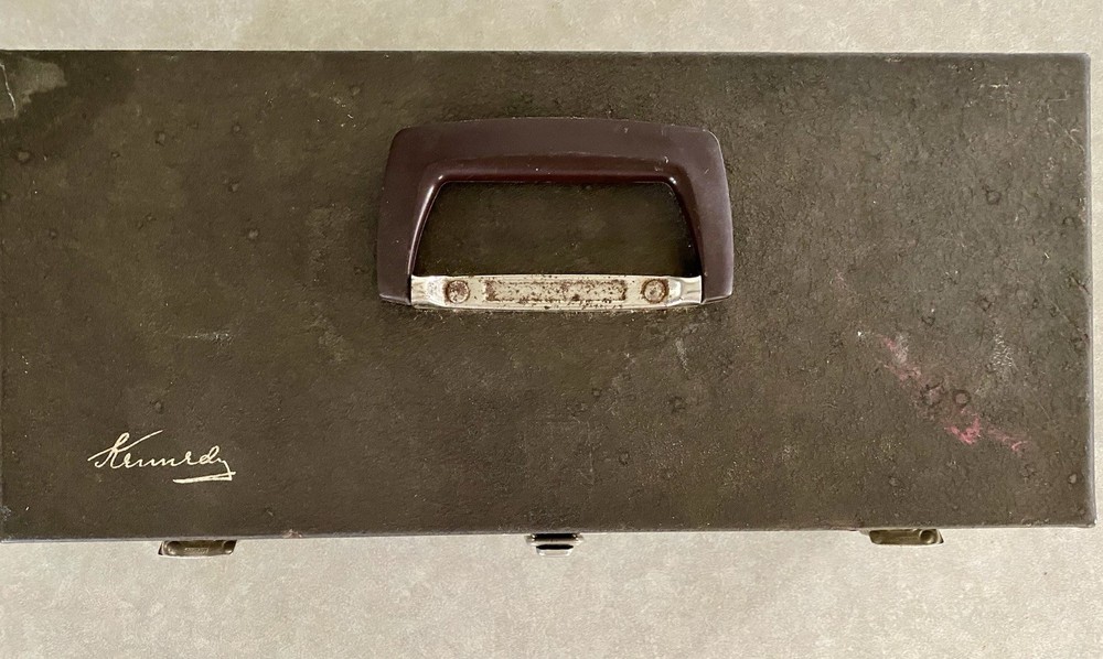 Vintage Kennedy Machinist Tool Box & Tools