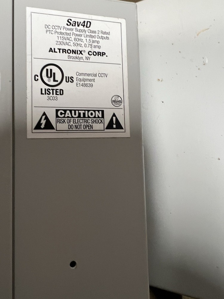 Altronix Sav4D DC CCTV Power Supply
