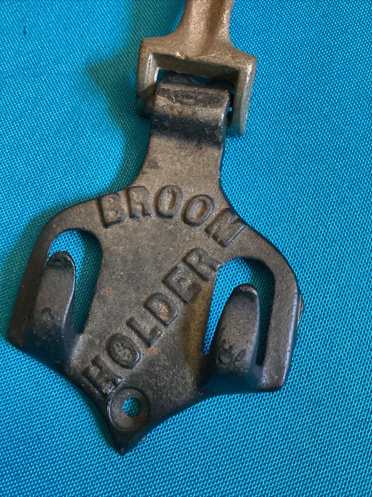 Vintage Iron Antique Broom Holder