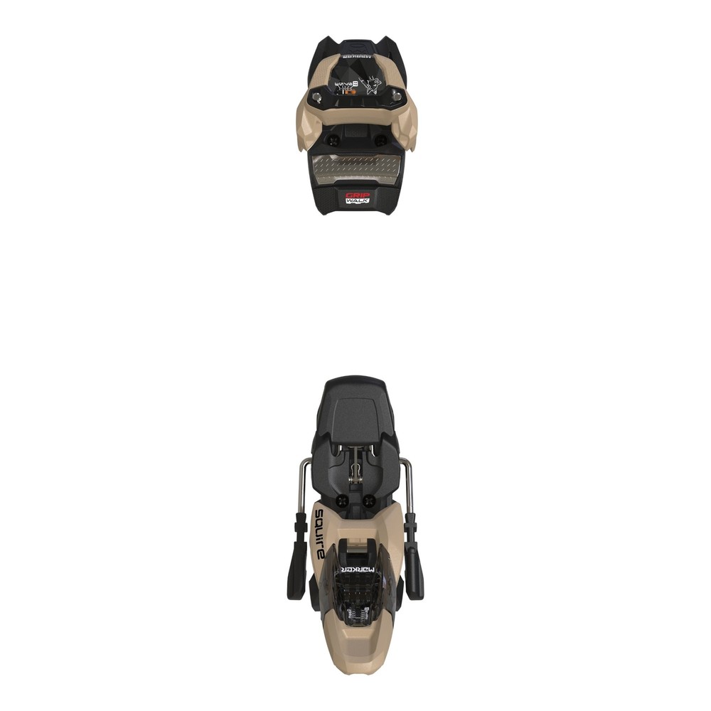 Marker Squire 11 Ski Bindings, Black/Tan, 100mm MY25