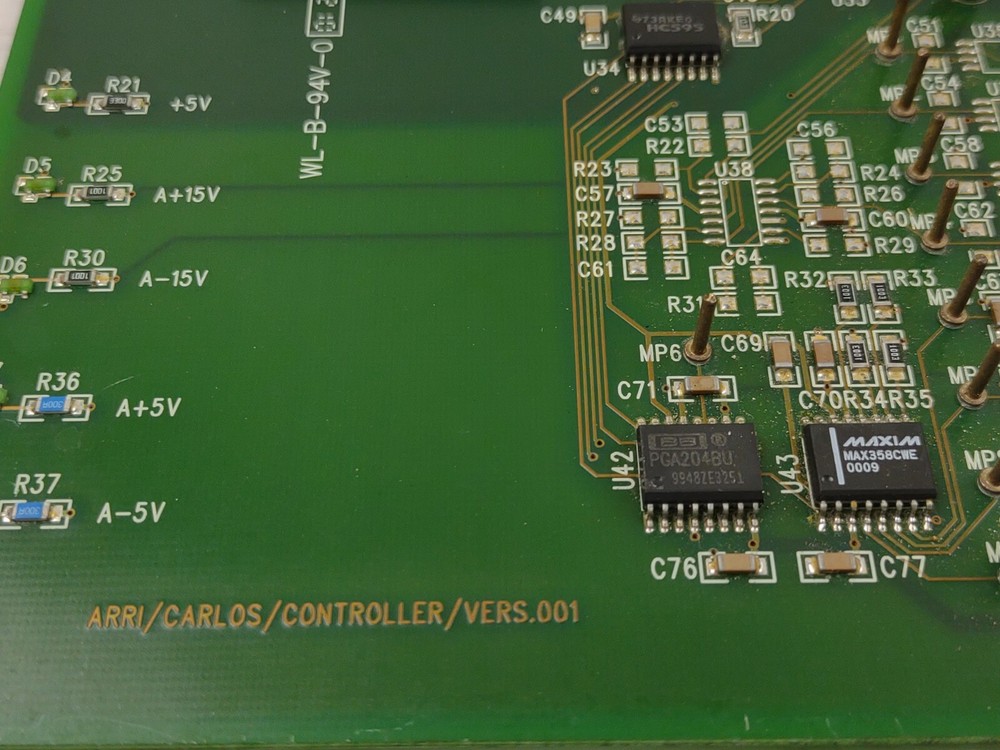ARRI CARLOS CONTROLLER Vers.001 Board/Card