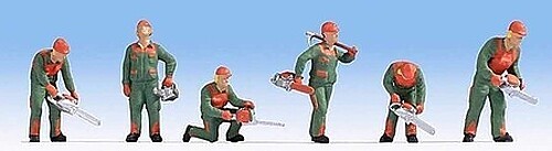 Noch Forest Workers - HO Scale Model Railroad Figure - #15061