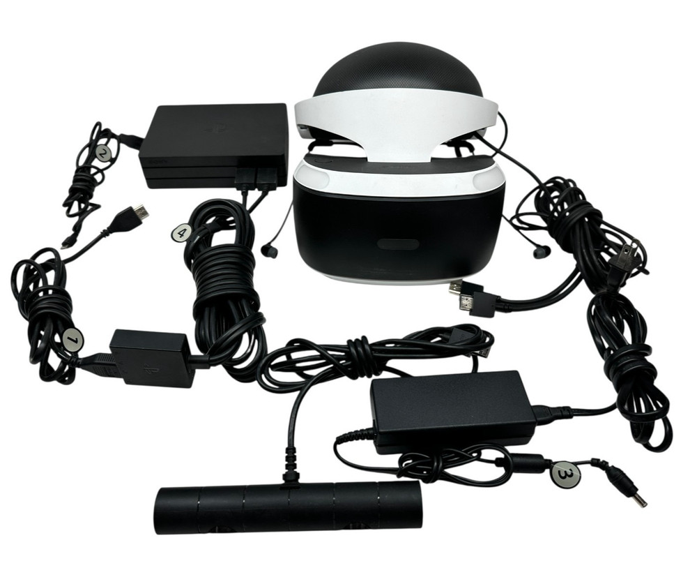 Sony PlayStation PS VR Bundle VR1 1st Generation PS4 (INCOMPLETE)