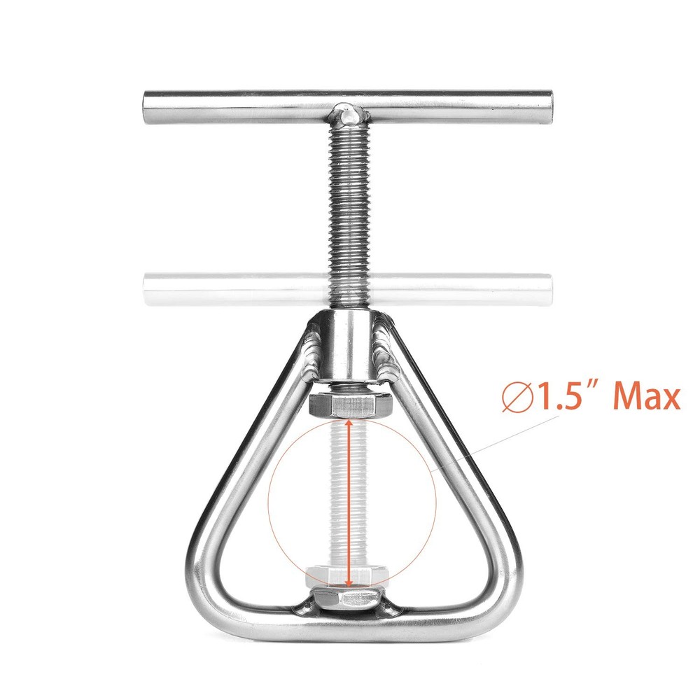 Anwenk Nut Cracker Black Walnut Cracker Stainless Steel Pecan Cracker