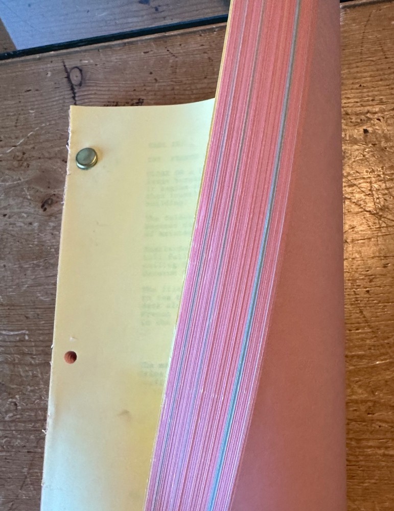 M BUTTERFLY MOVIE ORIGINAL SCREENPLAY SCRIPT JEREMY IRONS