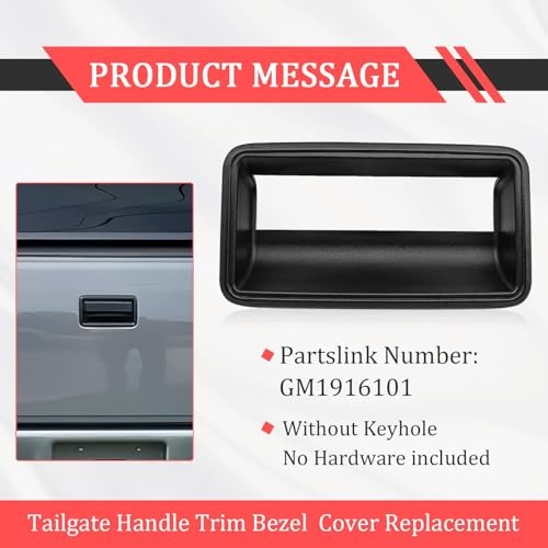 Rear Tailgate Handle, Outer Tailgate Handle Compatible with GMⅭ 1988-1999 C/K