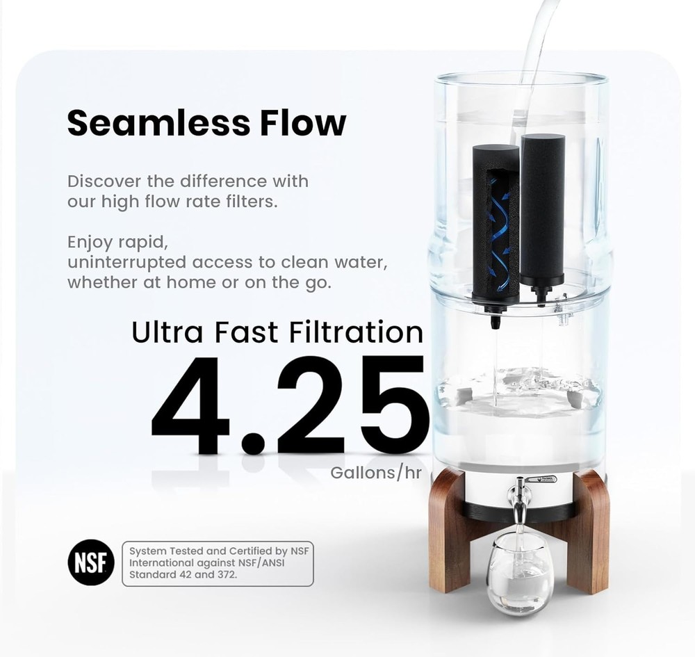 Berkey Phoenix Gravity NSF Certified Water Filter Authorized Dealer 2-Pack