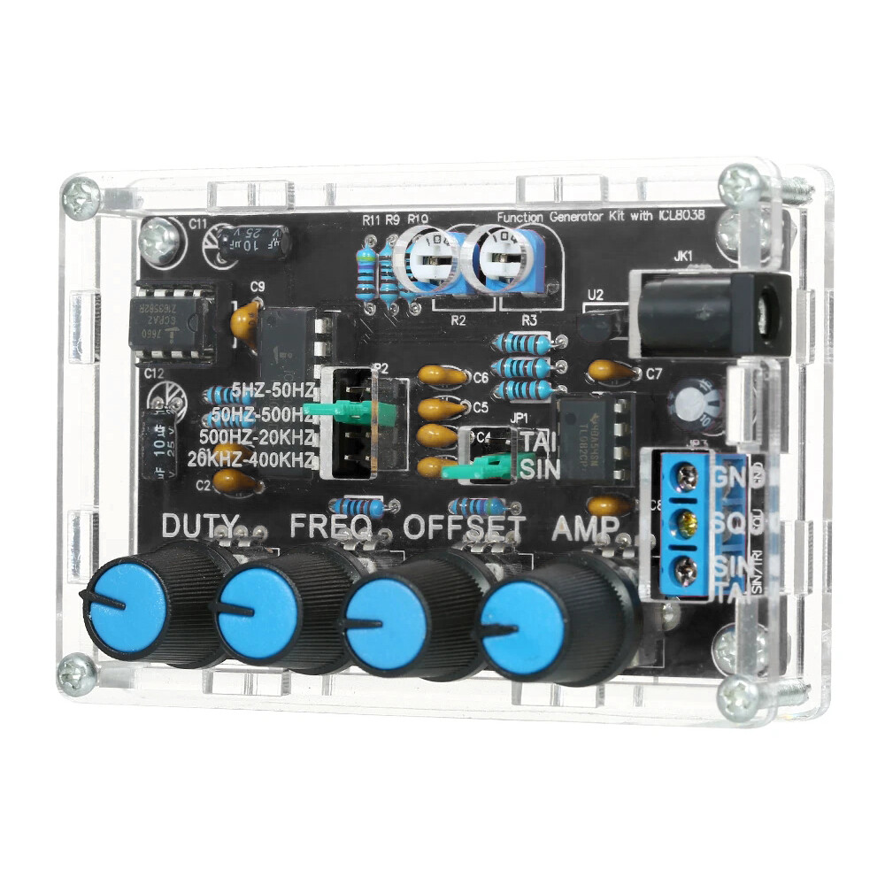 ICL8038 Multi-function Low-frequency Signal Generator xr2206 upgraded version