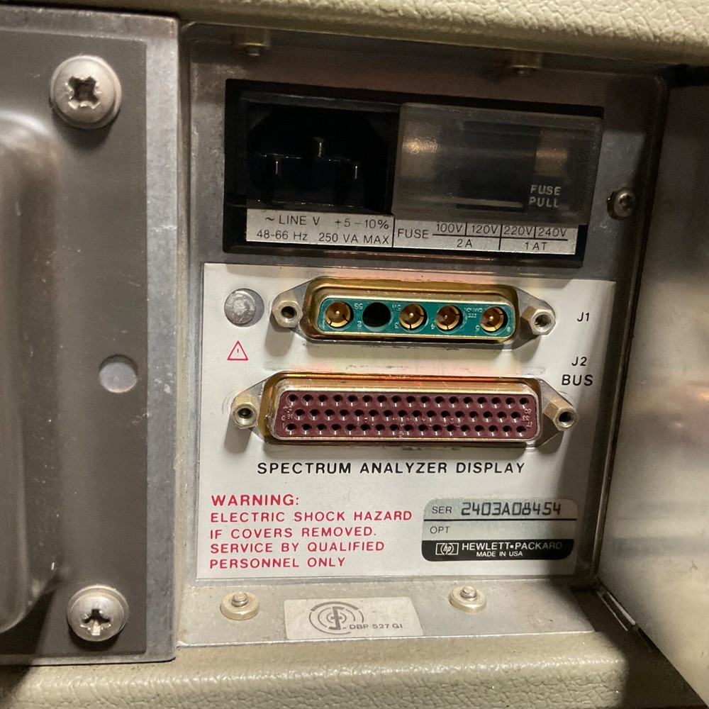 Hewlett-Packard HP 8568B Spectrum Analyzer & Display 100Hz-1.5GHz
