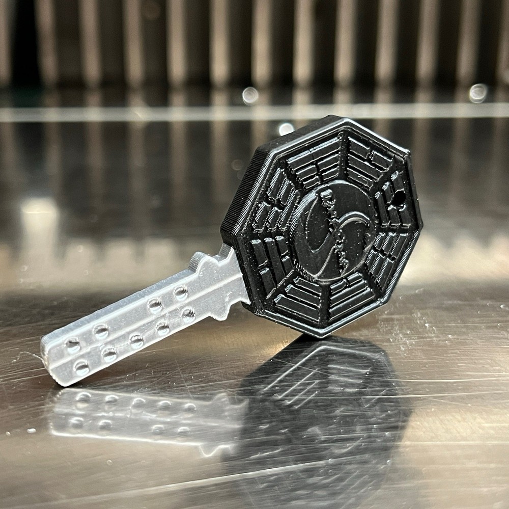 LOST Dharma failsafe key Replica Prop 3D Printed