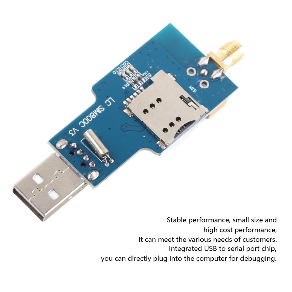 USB to GSM Module, Low Consumption PCB Board Electronic Component,SIM800C Run...
