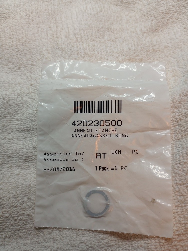 Ski-Doo New OEM Gasket Ring, 420230500