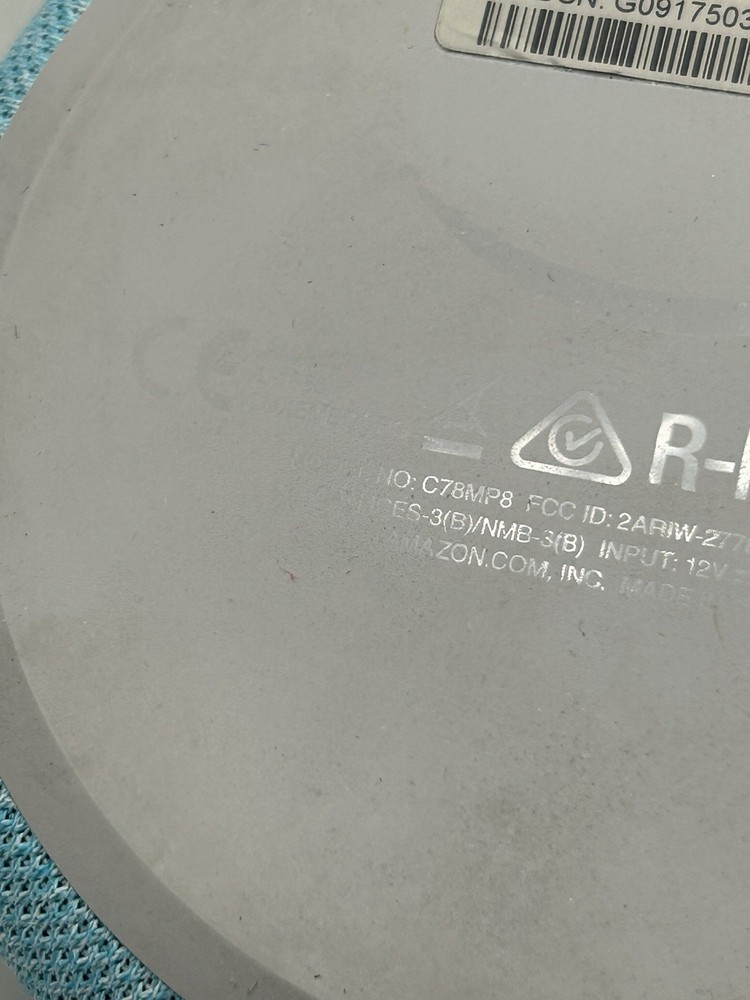 Amazon Echo Dot Kids Edition Blue Smart Speaker Unit Only 3rd Gen - Tested