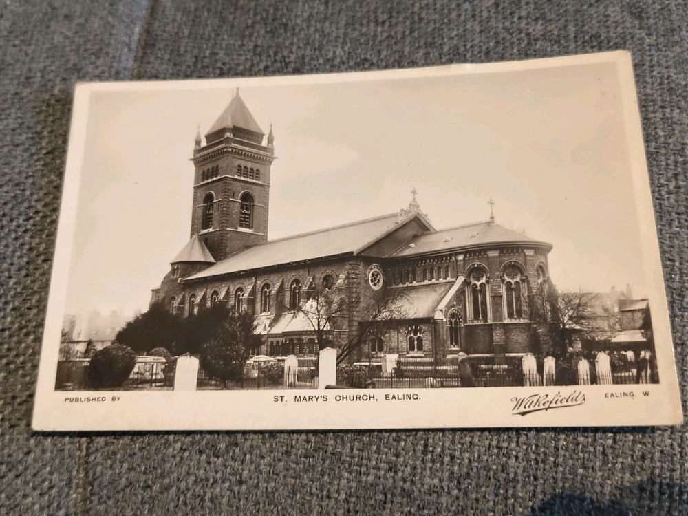 St Marys Ealing Church Postcard