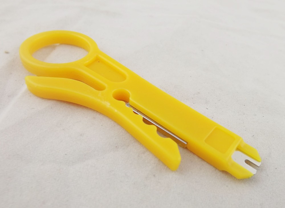 Network Connection Wire Punch Down Cutter Stripper UTP For Cat5 RJ45 Cable Tools
