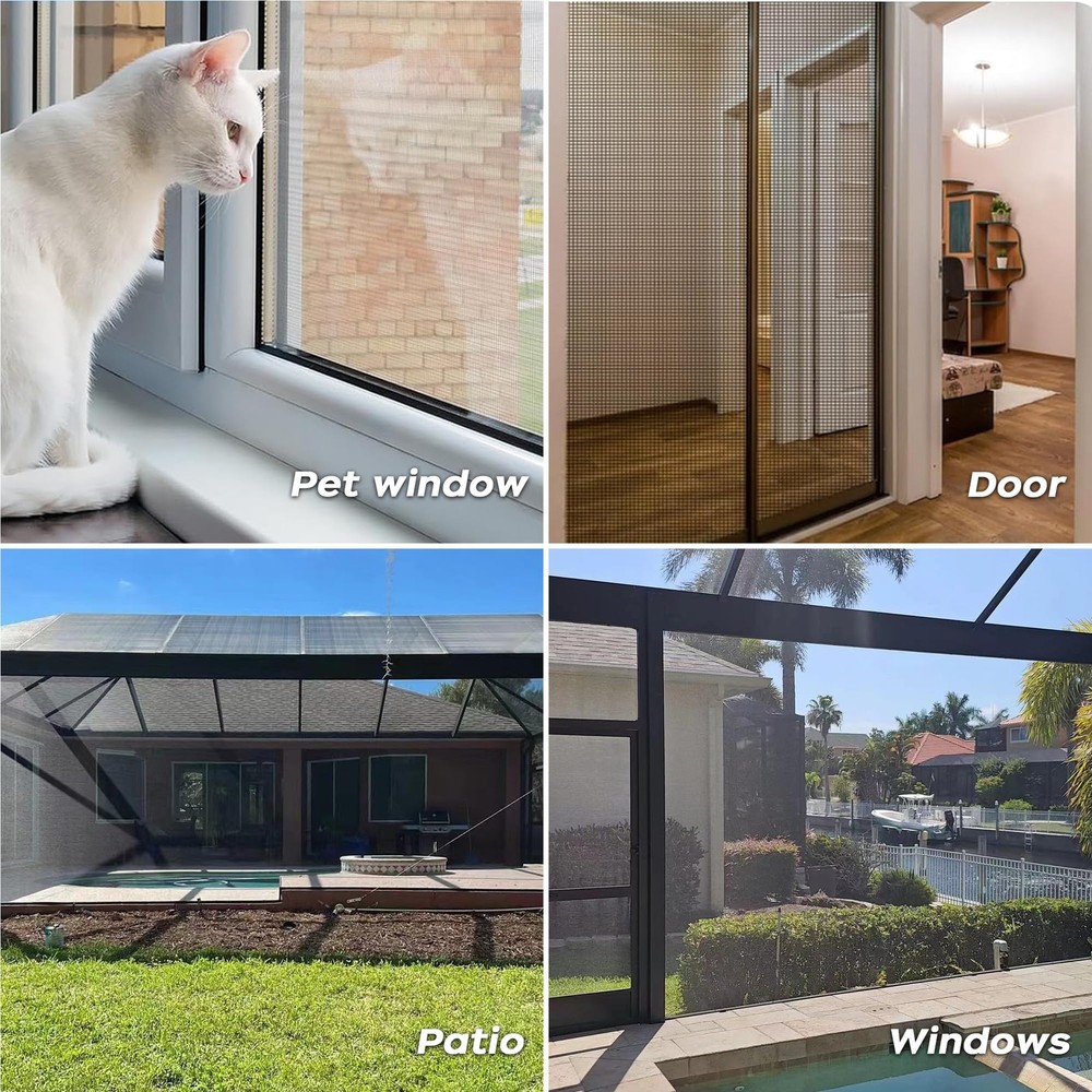 Window Screen Ultra Clear Stainless Steel Window Screen Mesh High Light Trans...