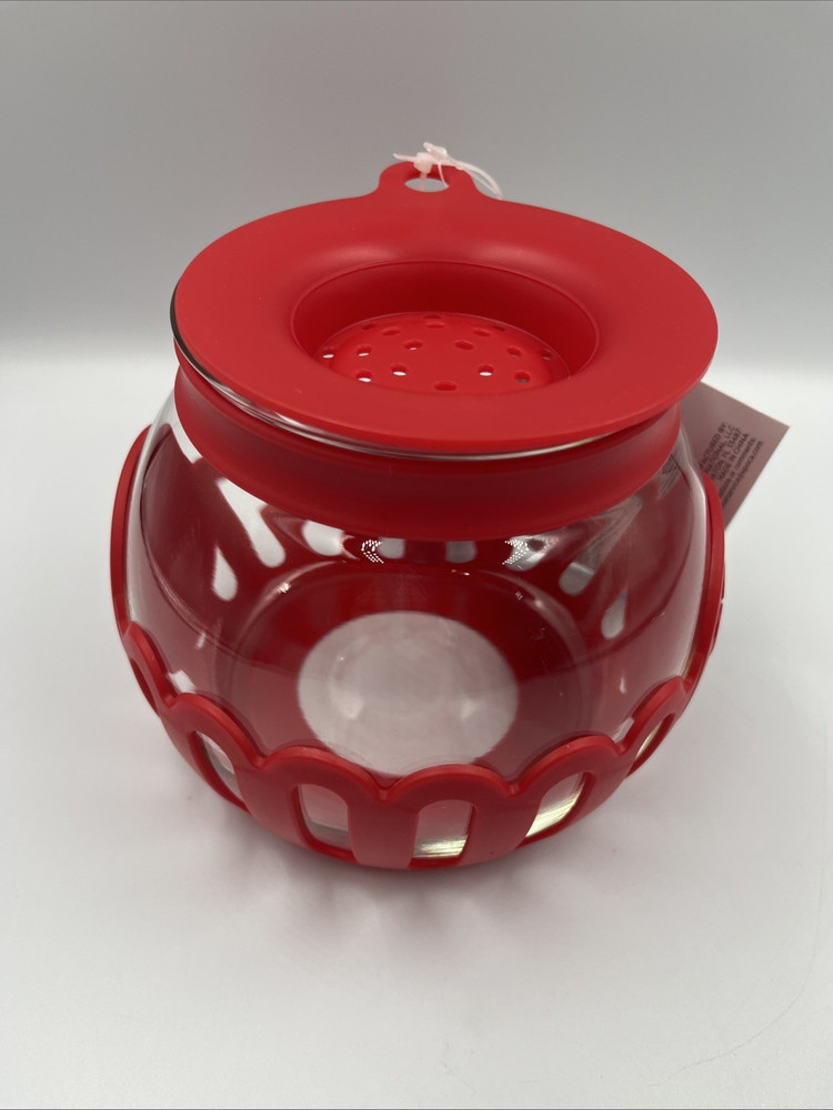 Ecolution Micro-Pop Microwave Popcorn Popper Temperature Dishwasher Safe Glass