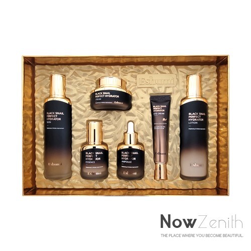 ESHUMI Black Snail Perfect Hydrator 6 Set 1Pack (6 items)
