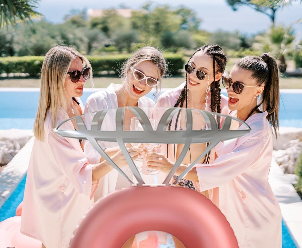 Diamond Ring Bachelorette Pool float Beach & Party Inflatable Floatie for bride