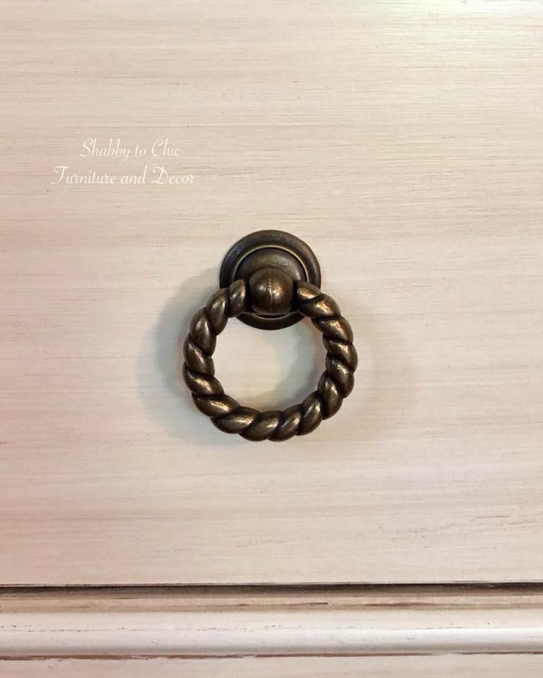 2-1/4" Large Ring Pull Antique Brass