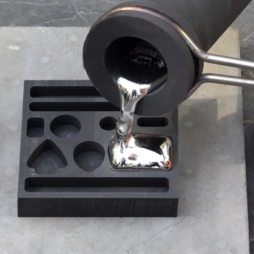 Graphite Ingot Casting Mold Combo Mould for Melting Refining Gold Silver Copper