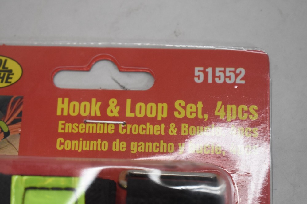 Tool Cache Hook & Loop Set Ensemble Crochet & Bouncle 51552 Weatherproof 8 Pack