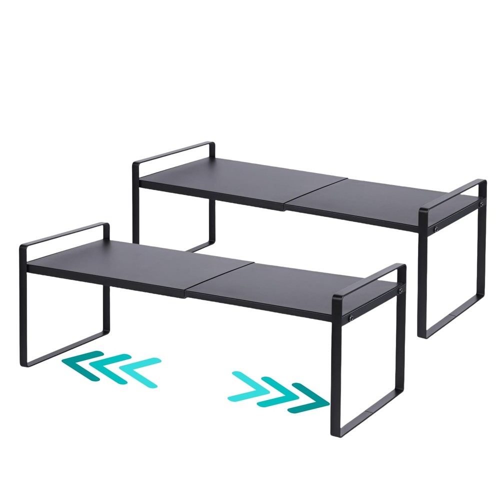 2-Pack Expandable Shelf Organizer for Kitchen Countertop, Kitchen Organizers ...