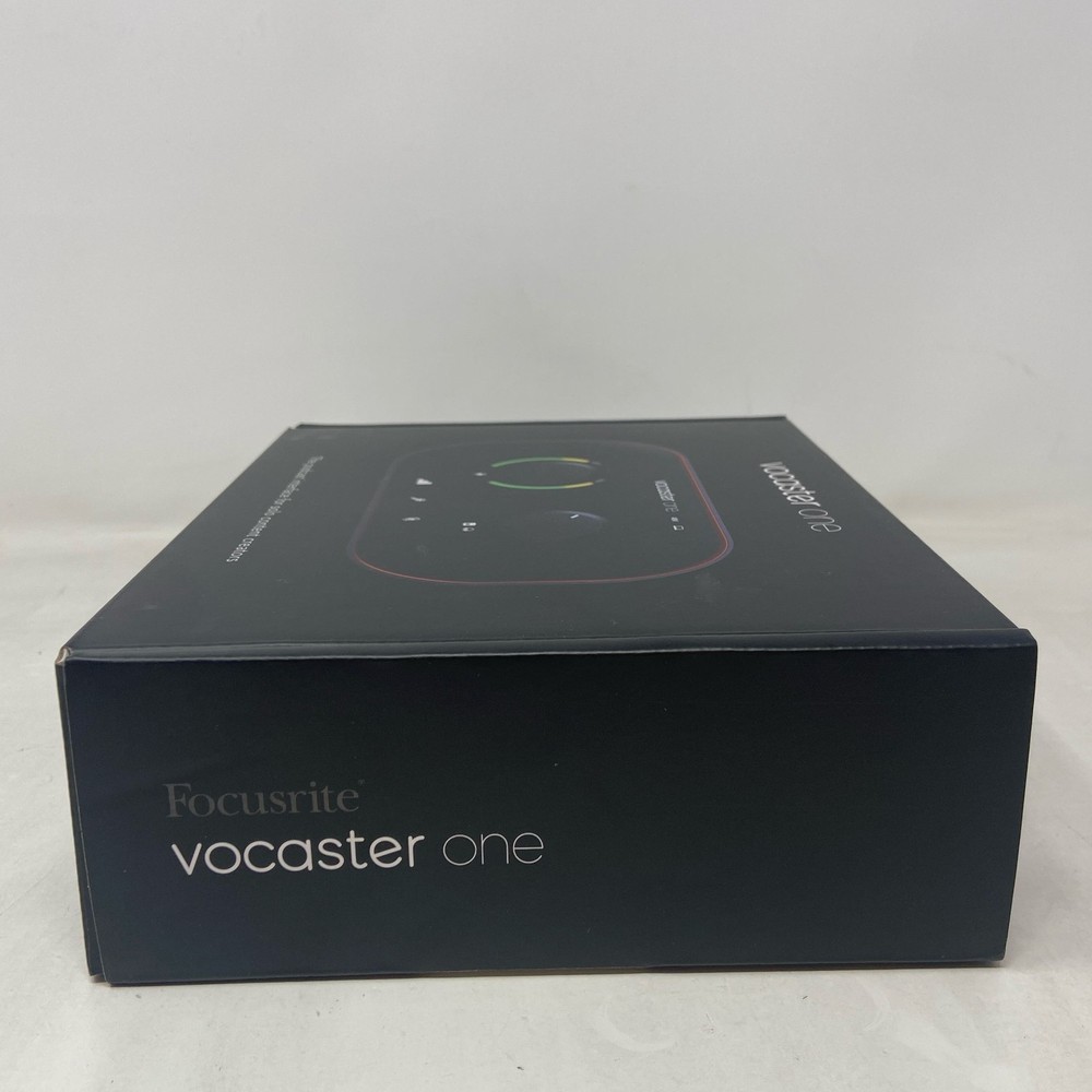 Focusrite Vocaster One USB-C Podcast Interface - Black