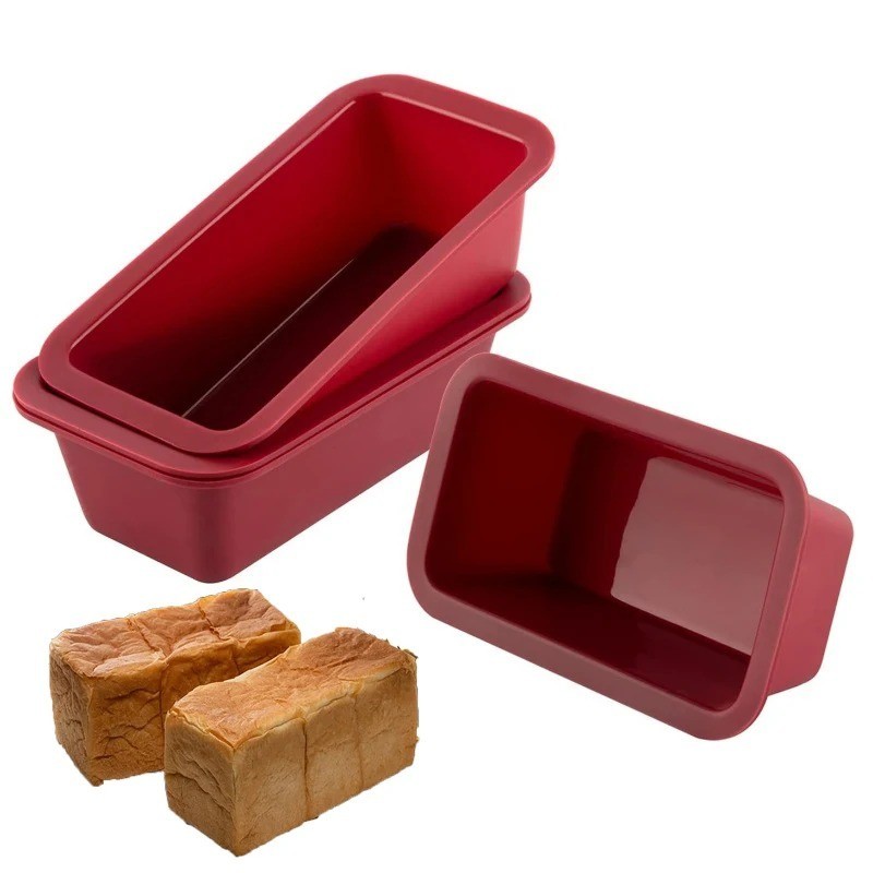 Silicone Nonstick Mini Loaf Baking Mold Rectangle Cake Bread Pan