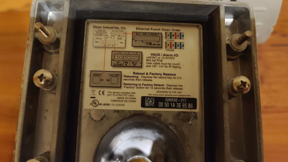 IQinVison IQeye Sentinel IQ865NE-V17 Security Camera, Tested.