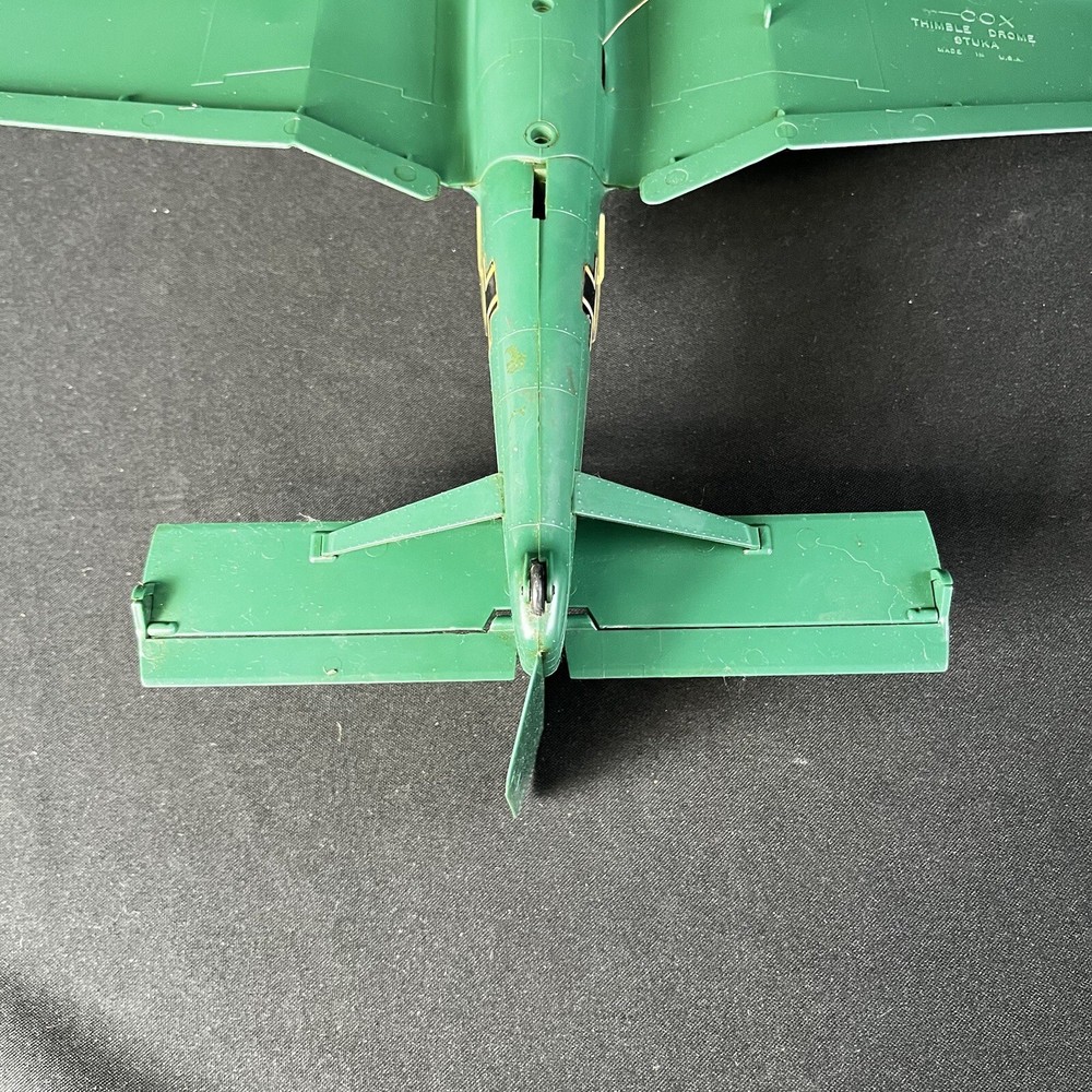 Rare Cox Thimble Drome STUKA Dive Bomber Model Airplane