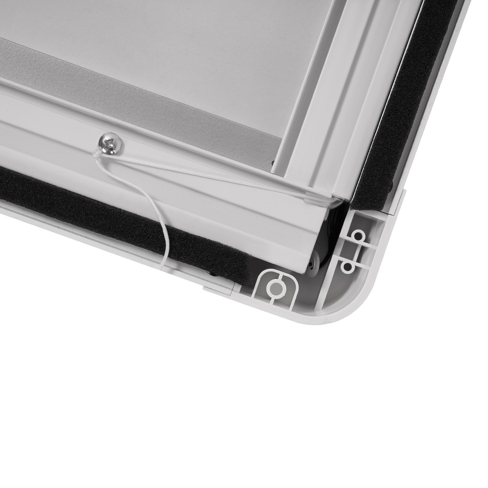 RV Window 20"X12" Aluminum RV Exit Window Glass Push Out Window W/ Blind Screen