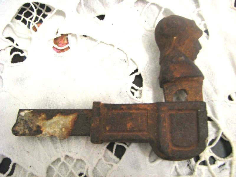 Antique Cast Iron Window Shutter Palestine Eretz-Israel 1920's
