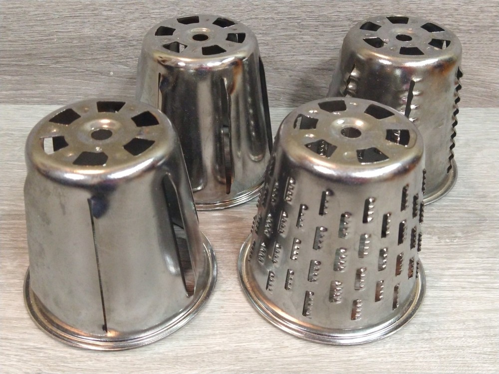 KitchenAid Slicer Shredder Mixer Attachment Replacement Cones Set 4 Model RVSA