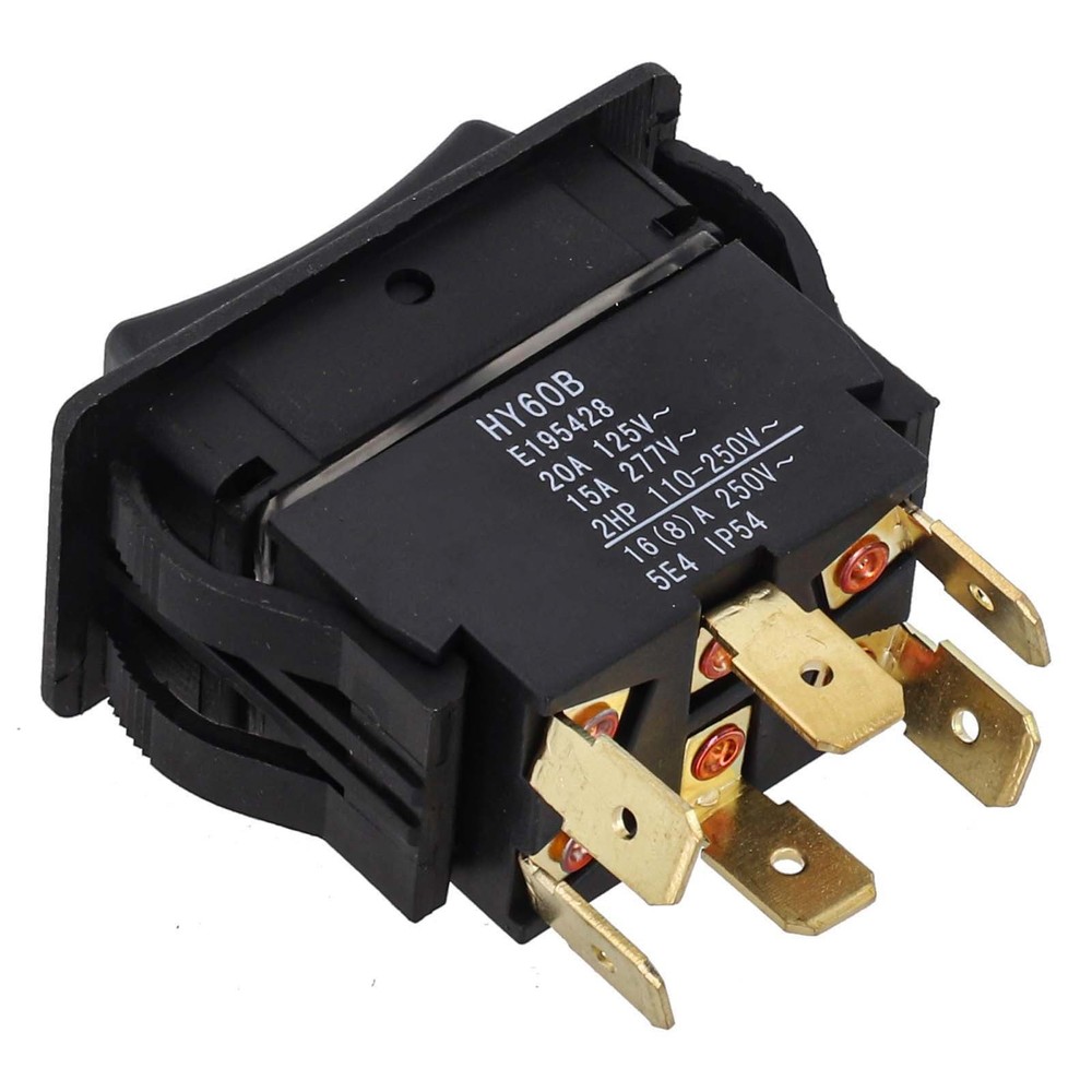 HY60B Robust Rocker Switch Designed to Handle Strong Power Loads Efficiently