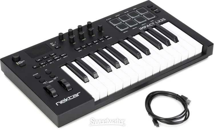Nektar Impact LX25 mk3 MIDI Controller