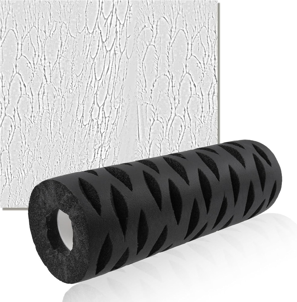 Tree Bark Pattern Drywall Texture Roller, 9-Inch, Paint Roller for Walls and Cei