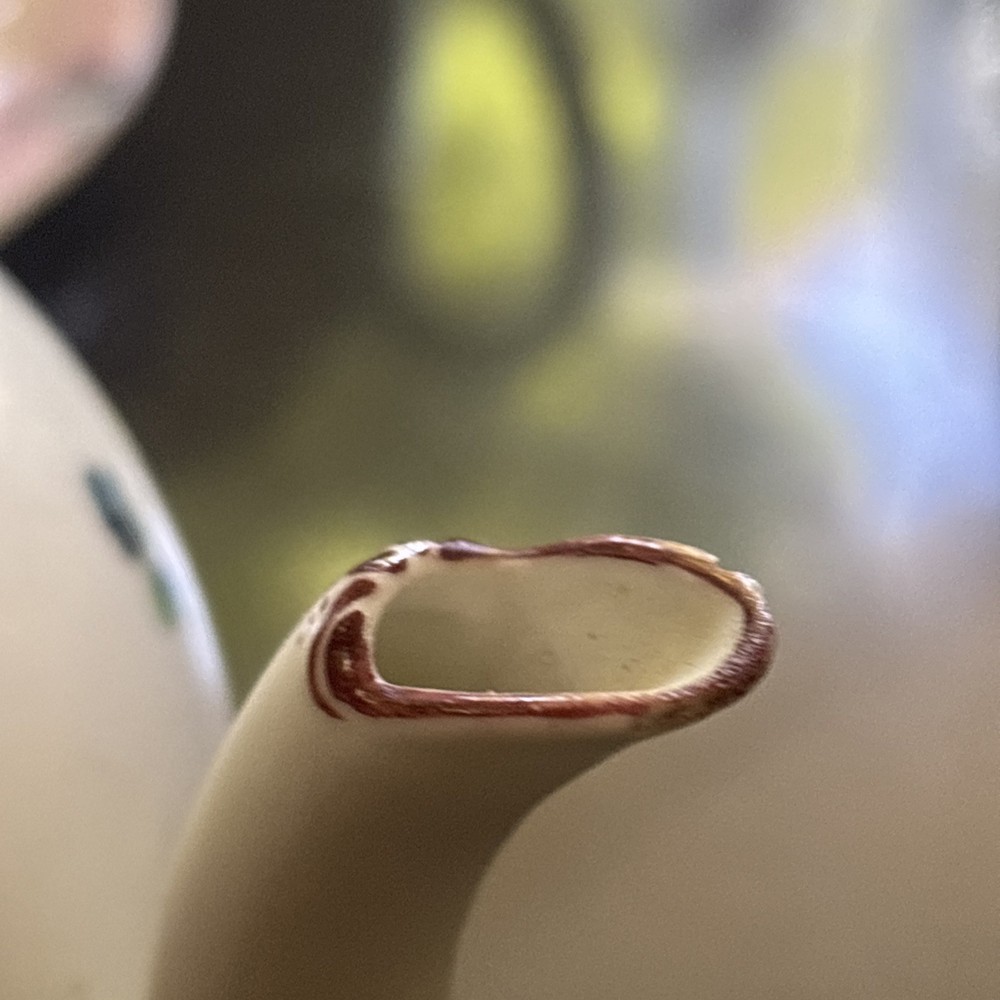 Derby Teapot Circa 1760 Flower Painted