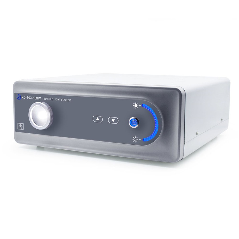 150W LED Medical Cold Light Source with Touch Switch for Endoscope Microscope