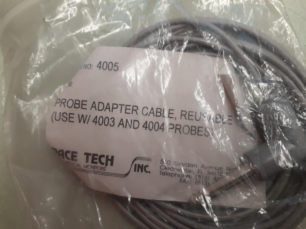 Pace Tech Probe Adapter Cable, Reusable for 4003 4004 Probes