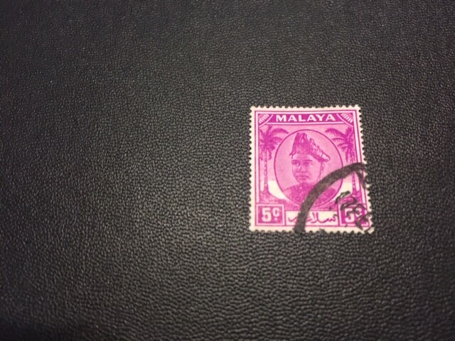 Selangor stamp 95 used