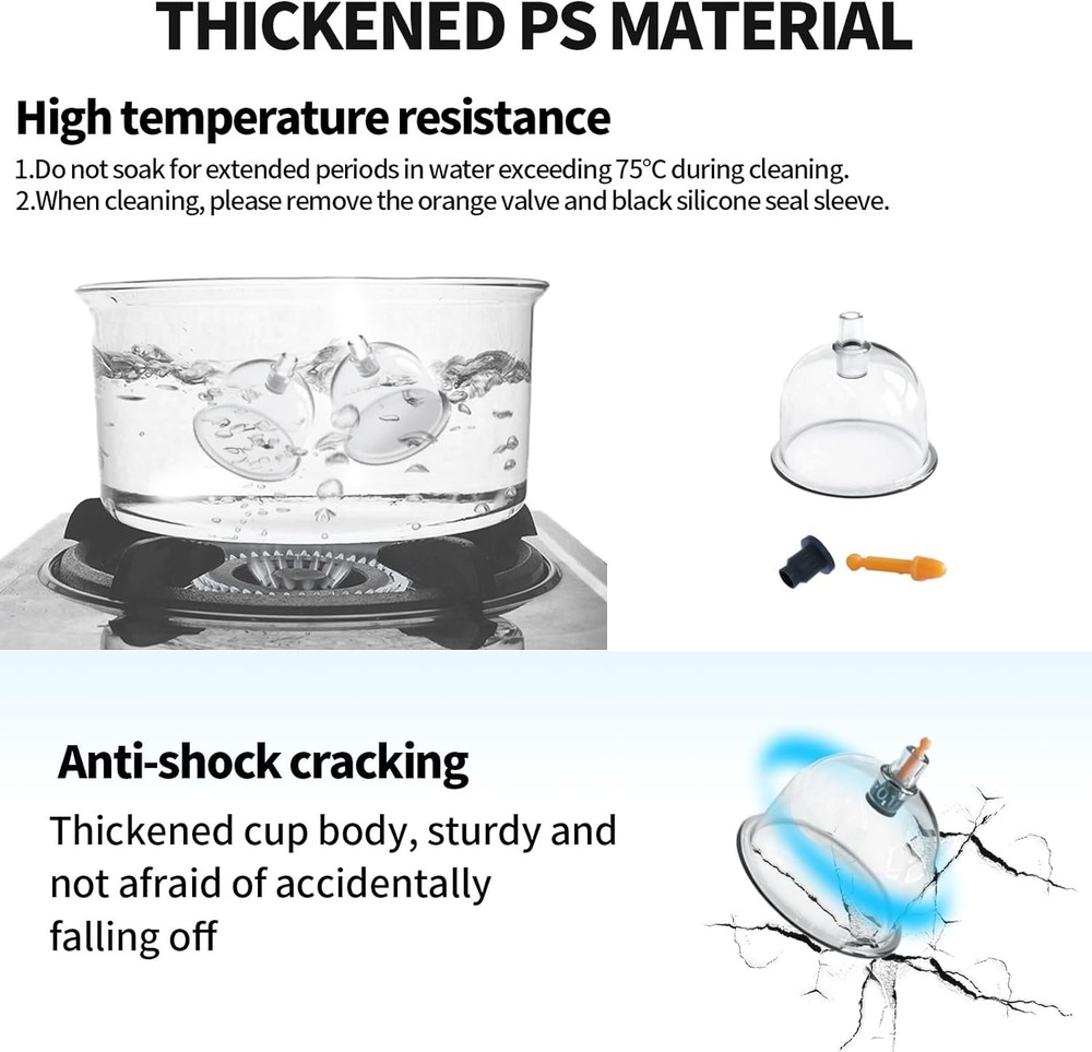 Magnetic Cupping Set 32 Cups with Pump