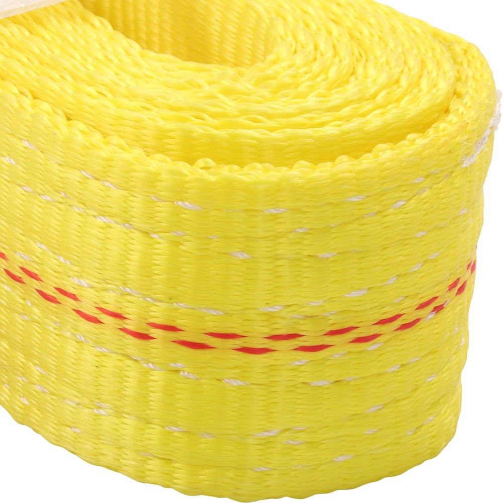 4 Pack Heavy Duty G70 2" x 10' Mini J Hook Towing Strap Working Load 3333lbs