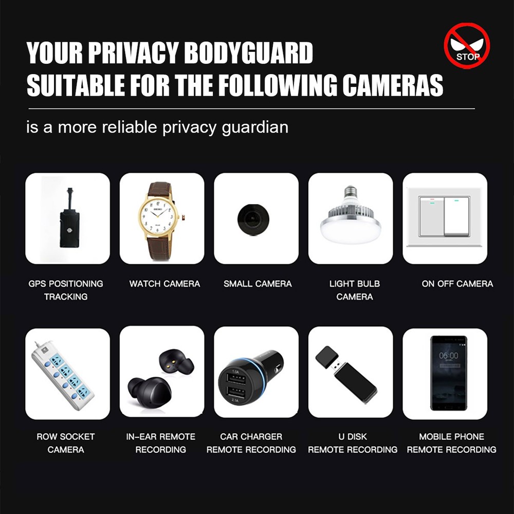 Multi-Function Detector for Wireless Signal GPS Locator Camera Finder Laser Scan