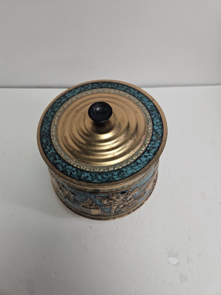 German Vintage Copper Biscuit Cookie Tin