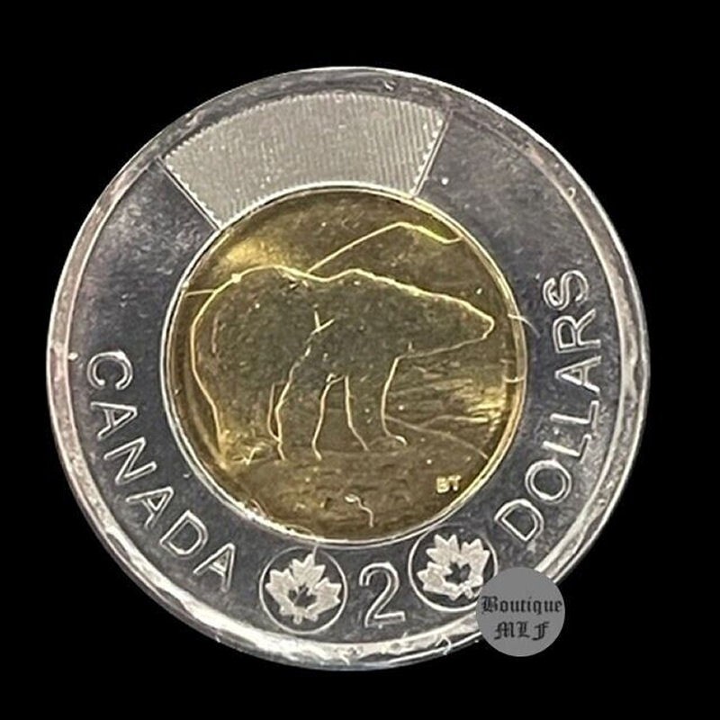 2017 Polar bear $2 Canada coin. ICCS graded MS-65 (toonies)