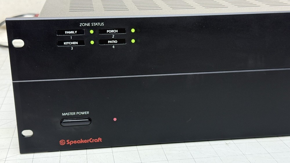 SpeakerCraft MZC-64 Multi-Zone AV Amplifier Controller WORKING PULL LOW 36 Hours