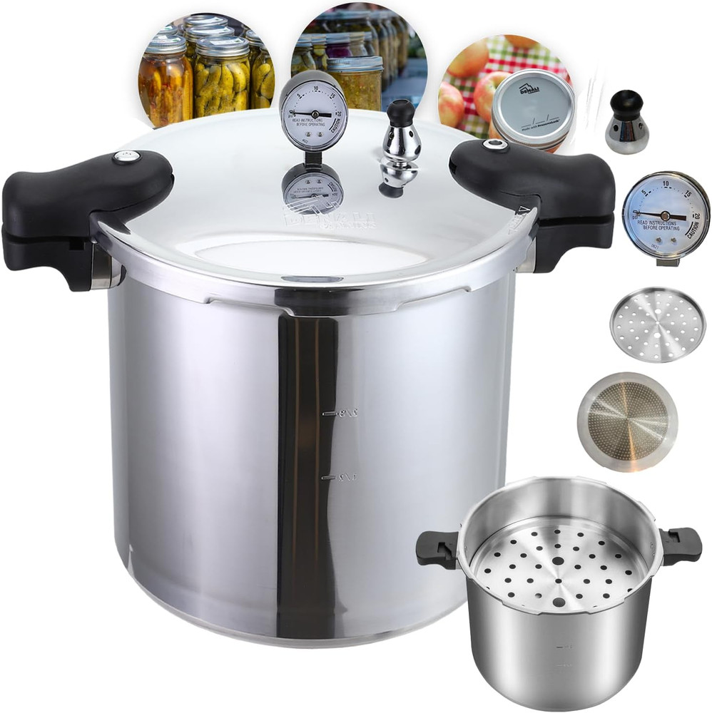 THE TANKER by - 23 Quart Beginner Friendly Pressure Canner & Cooker | Induction