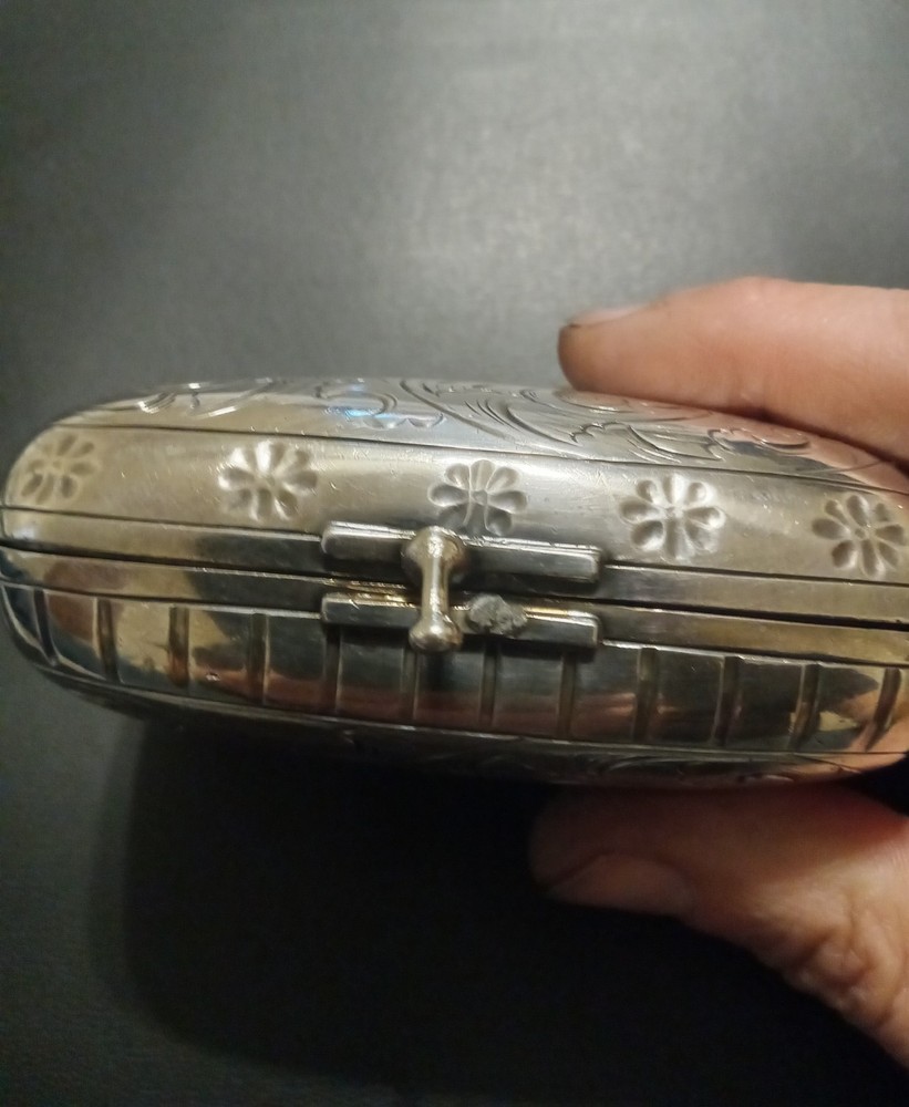 Antique Derby Silver Co Silverplated Soap Case